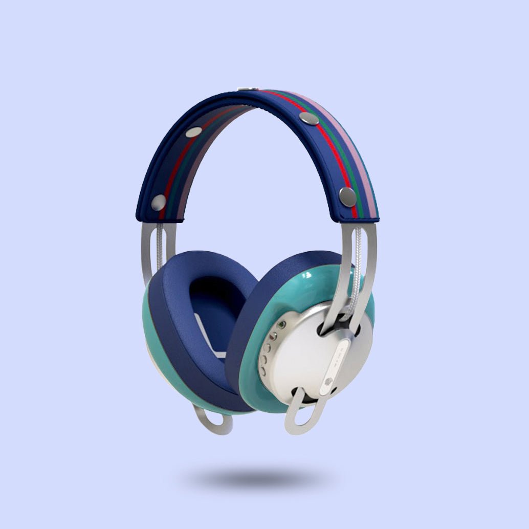 星空銀(綠配藍)「藍紅線」特別設計套裝 - monixibi flagship store