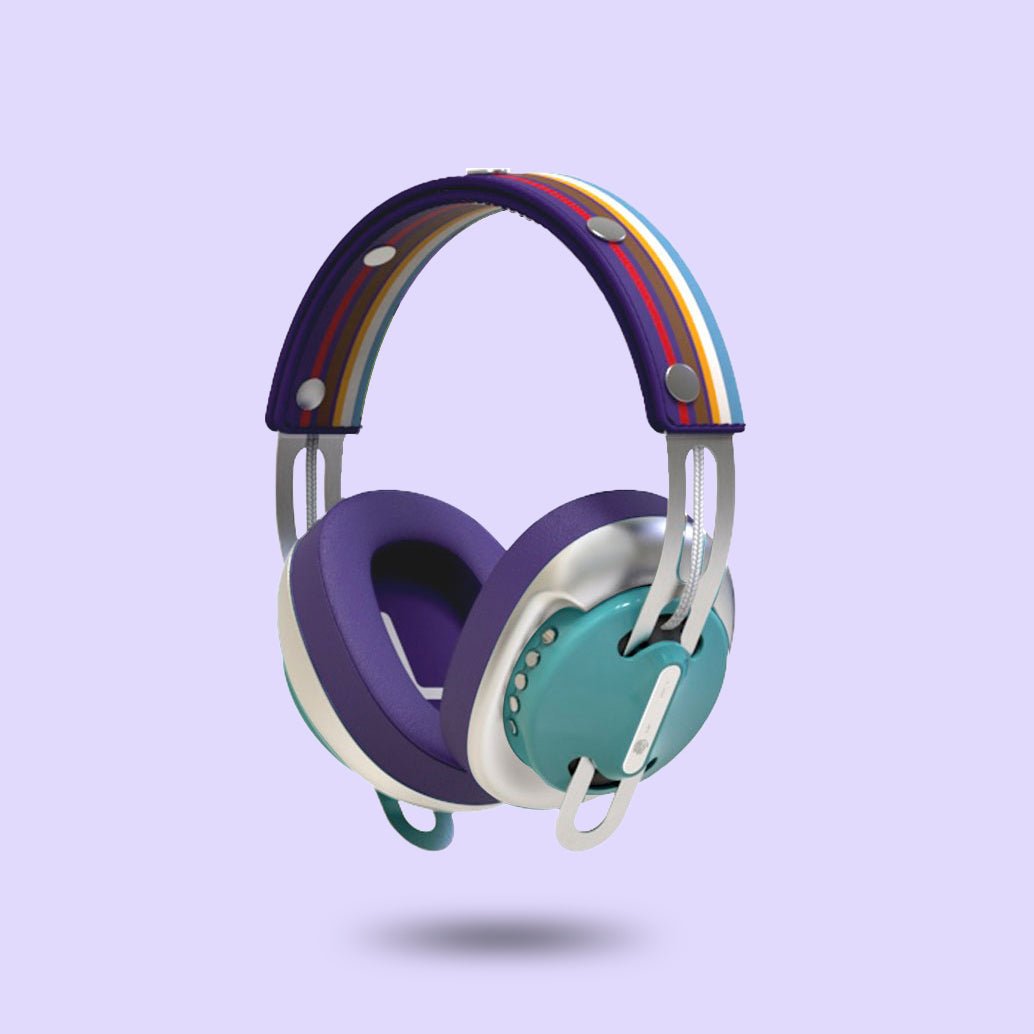 復古綠(銀配紫)「紫藍線」特別設計套裝 - monixibi flagship store