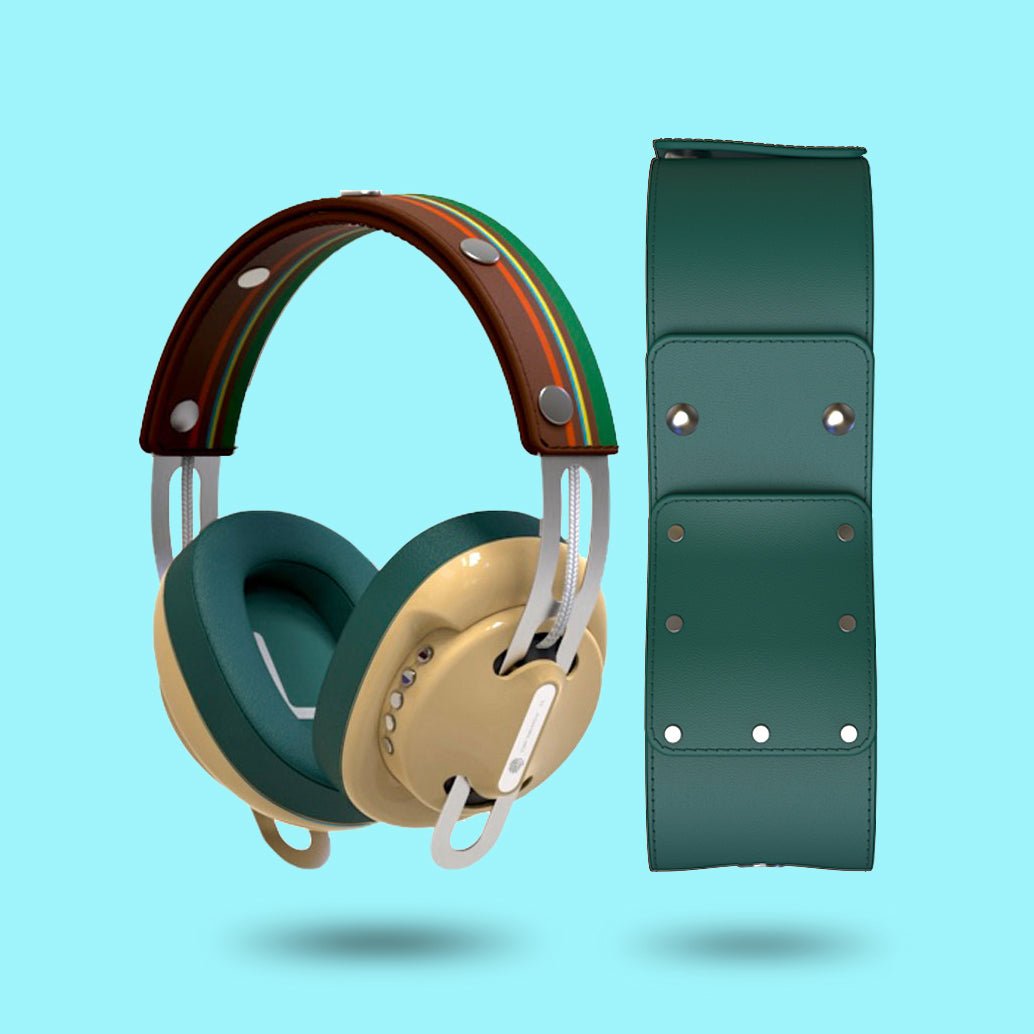 大漠黃(黃配綠)「棕綠線」特別設計套裝 - monixibi flagship store