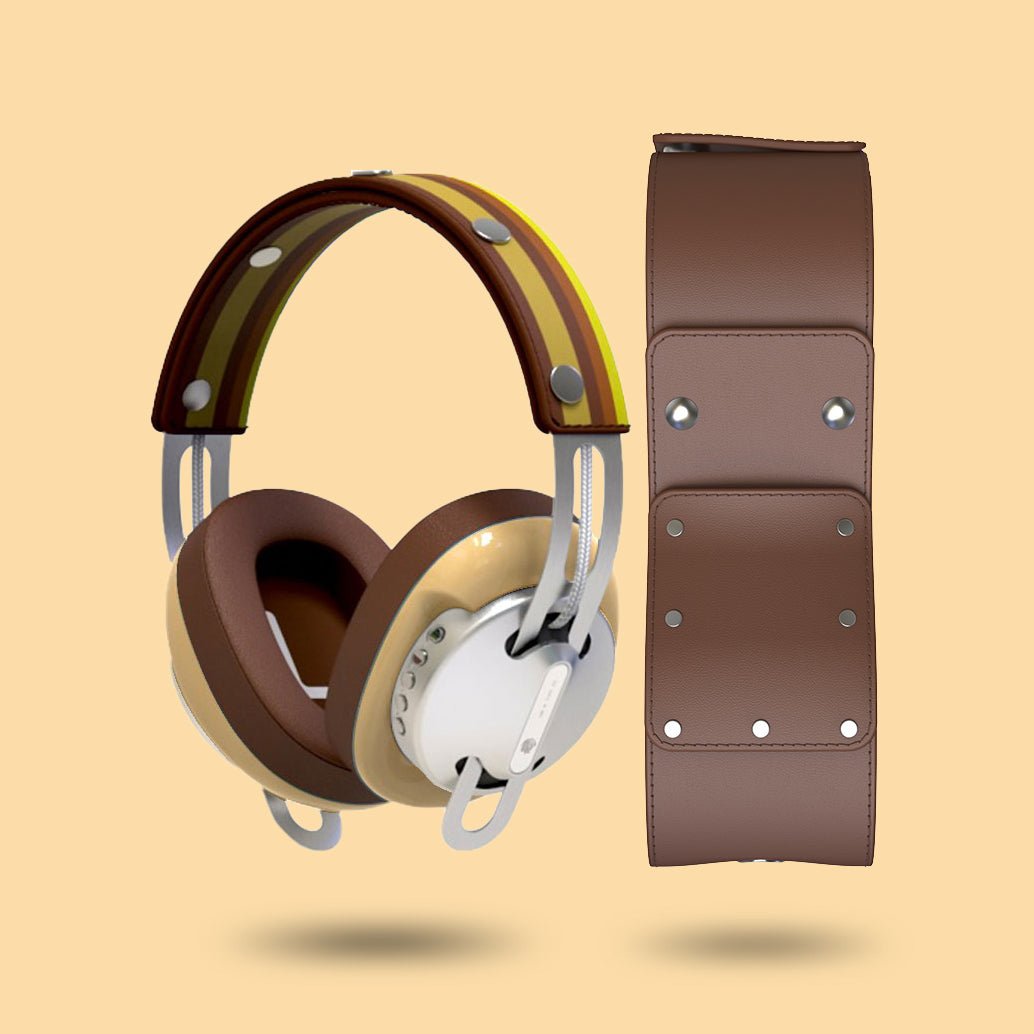 星空銀(黃配棕)「棕黃線」特別設計套裝 - monixibi flagship store