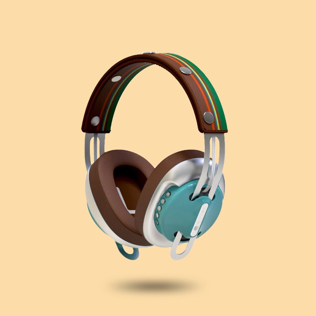 復古綠(銀配棕)「棕綠線」特別設計套裝 - monixibi flagship store