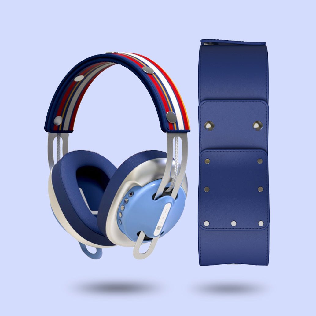 靜謐藍(銀配藍)「藍黃線」特別設計套裝 - monixibi flagship store