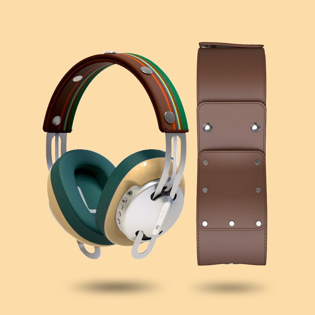 星空銀(黃配綠)「棕綠線」特別設計套裝 - monixibi flagship store