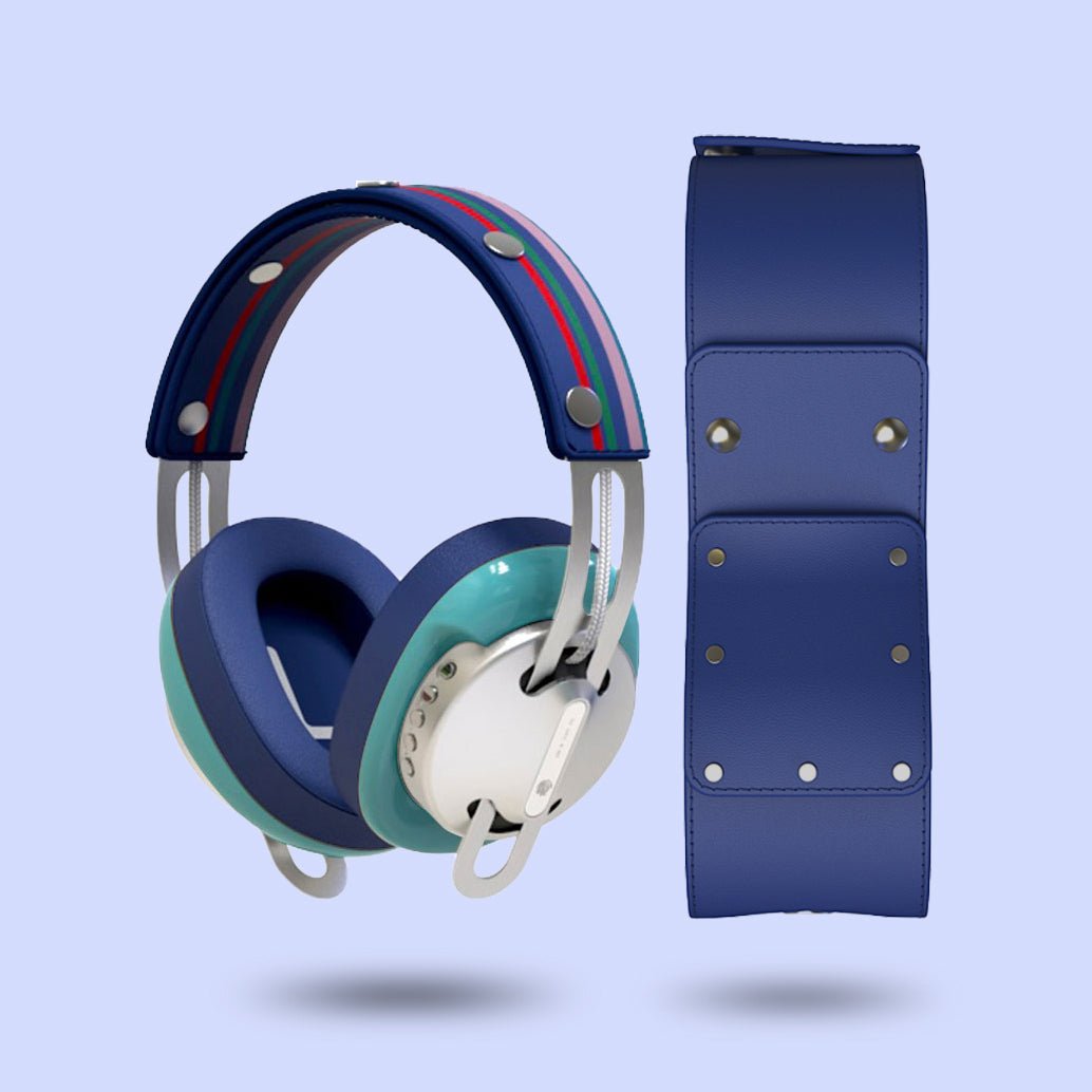 星空銀(綠配藍)「藍紅線」特別設計套裝 - monixibi flagship store