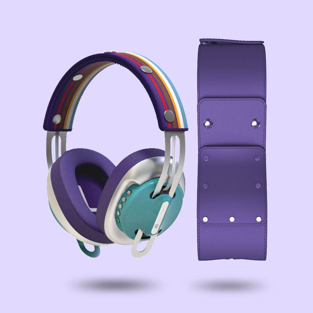 復古綠(銀配紫)「紫藍線」特別設計套裝 - monixibi flagship store