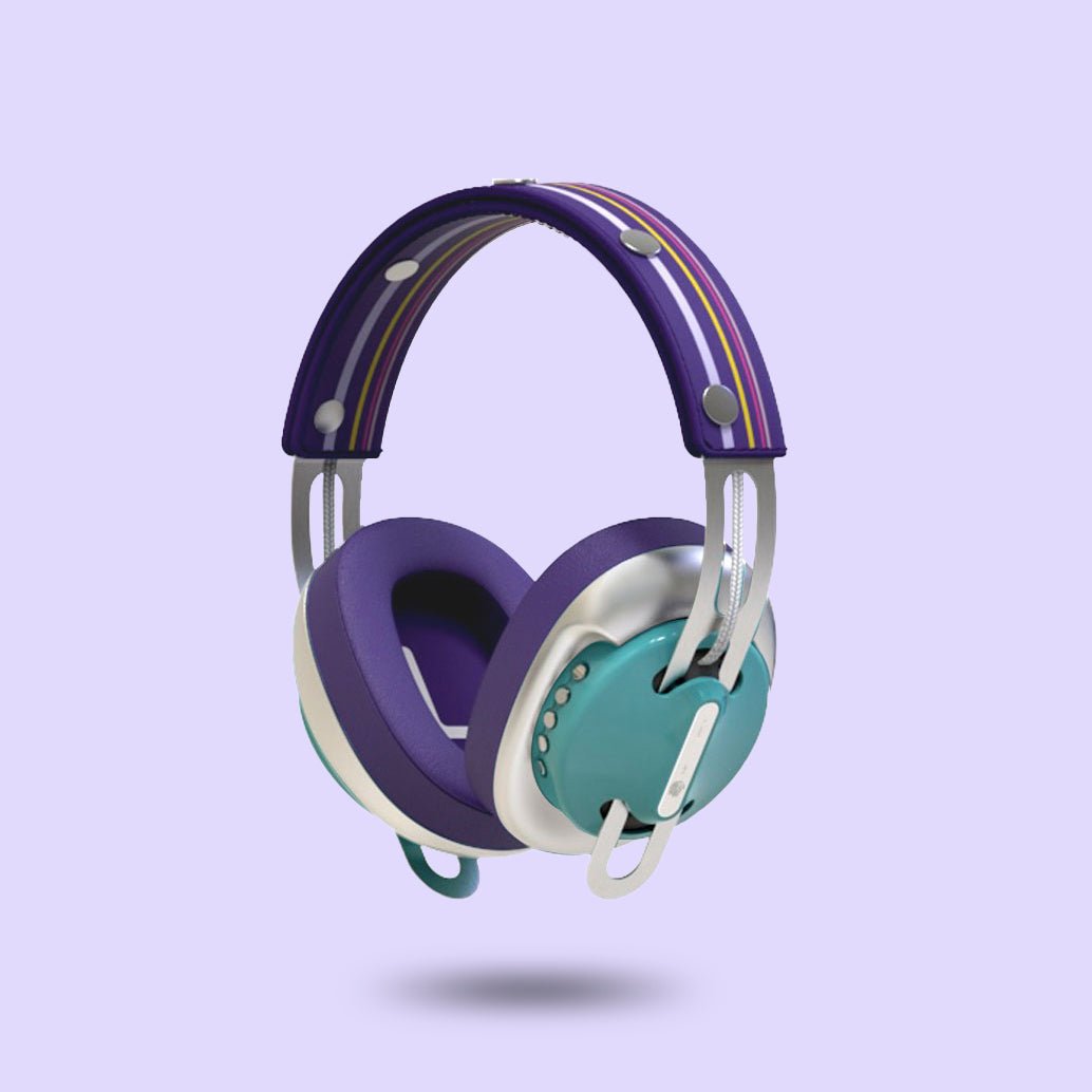 復古綠(銀配紫)「紫黃線」特別設計套裝 - monixibi flagship store