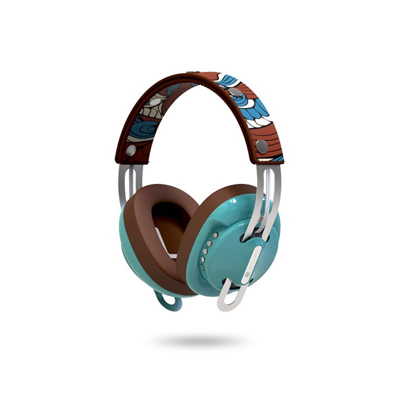 復古綠(綠配棕)「棕圖騰」經典設計套裝 - monixibi flagship store