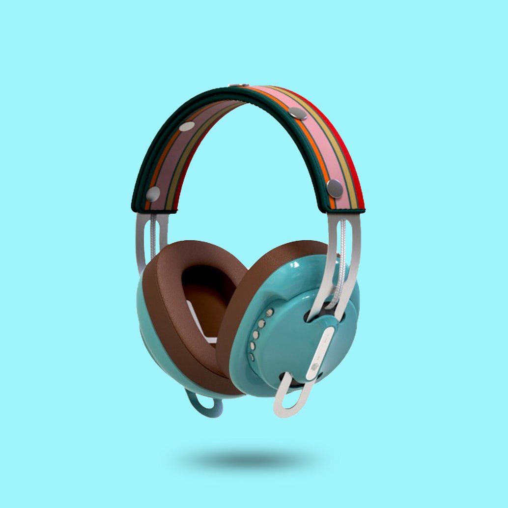 復古綠(綠配棕)「紅綠線」特別設計套裝 - monixibi flagship store