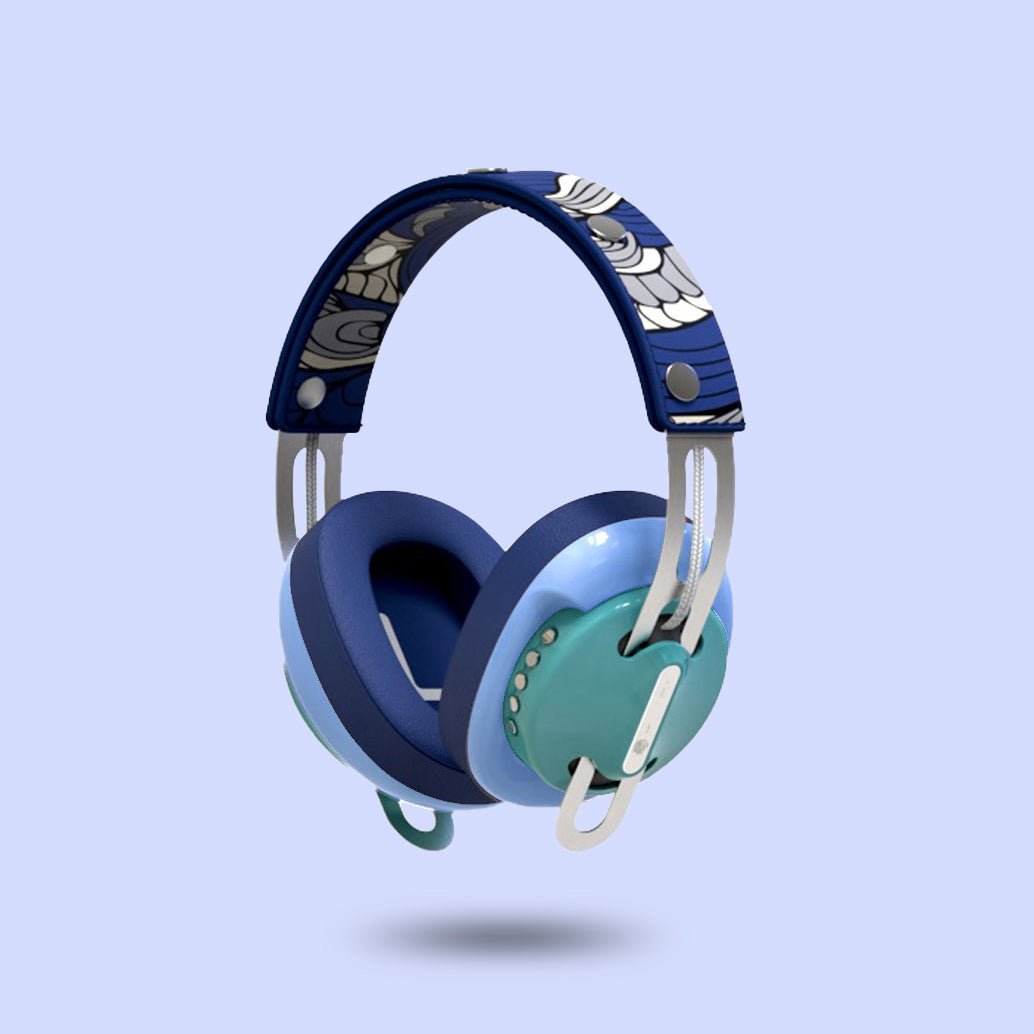 復古綠(藍配藍)「藍圖騰」特別設計套裝 - monixibi flagship store