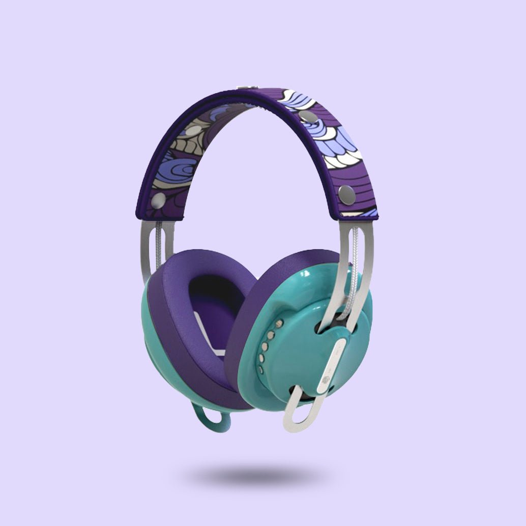 復古綠(綠配紫)「紫圖騰」特別設計套裝 - monixibi flagship store