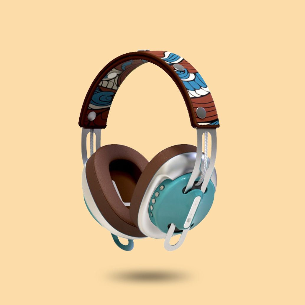 復古綠(銀配棕)「棕圖騰」特別設計套裝 - monixibi flagship store