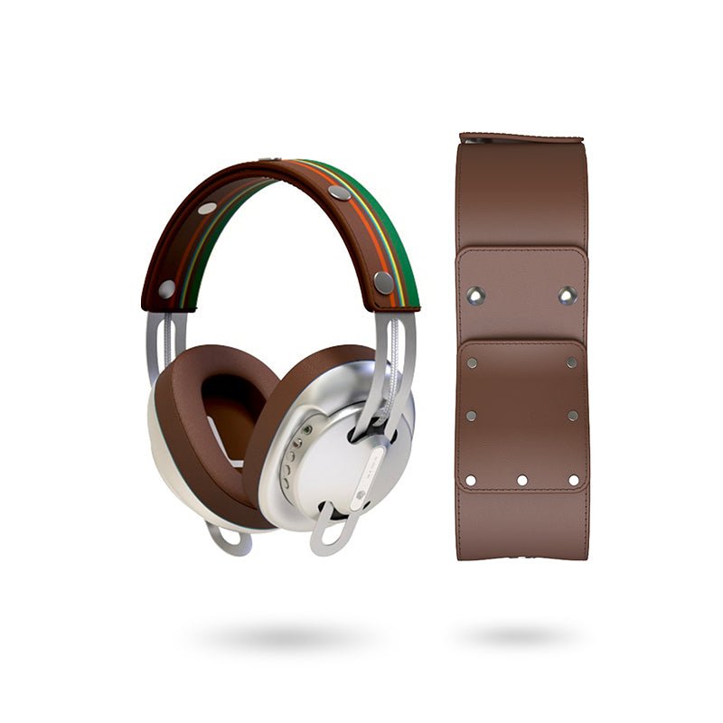 星空銀(銀配棕)「棕綠線」特別設計套裝 - monixibi flagship store