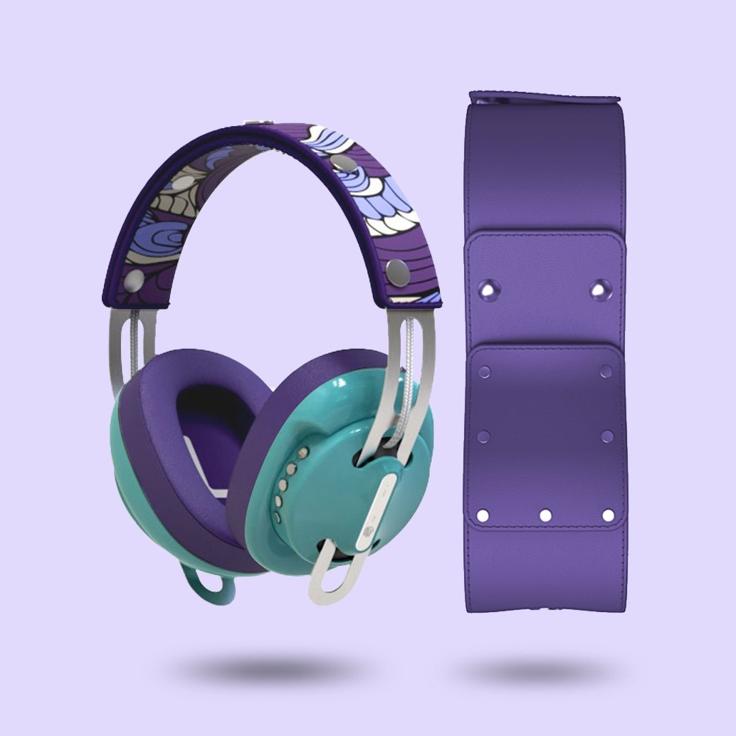 復古綠(綠配紫)「紫圖騰」特別設計套裝 - monixibi flagship store