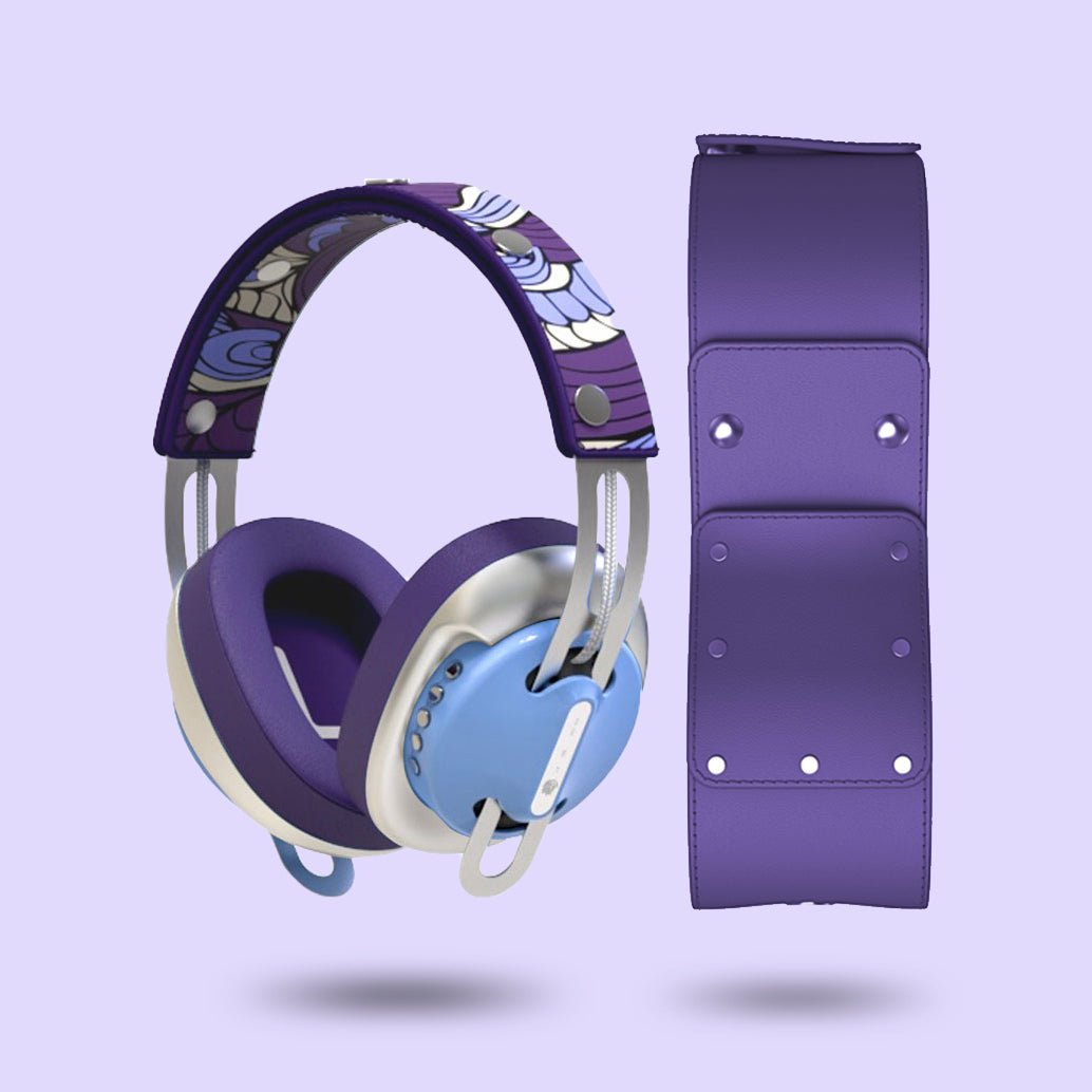 靜謐藍(銀配紫)「紫圖騰」特別設計套裝 - monixibi flagship store