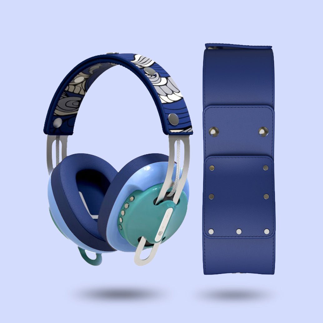 復古綠(藍配藍)「藍圖騰」特別設計套裝 - monixibi flagship store