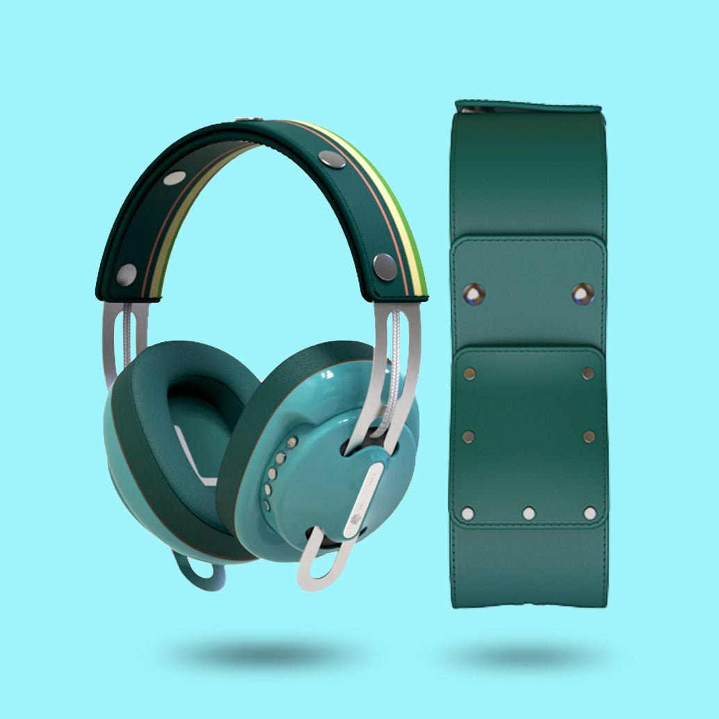 復古綠(綠配綠)「黃綠線」特別設計套裝 - monixibi flagship store