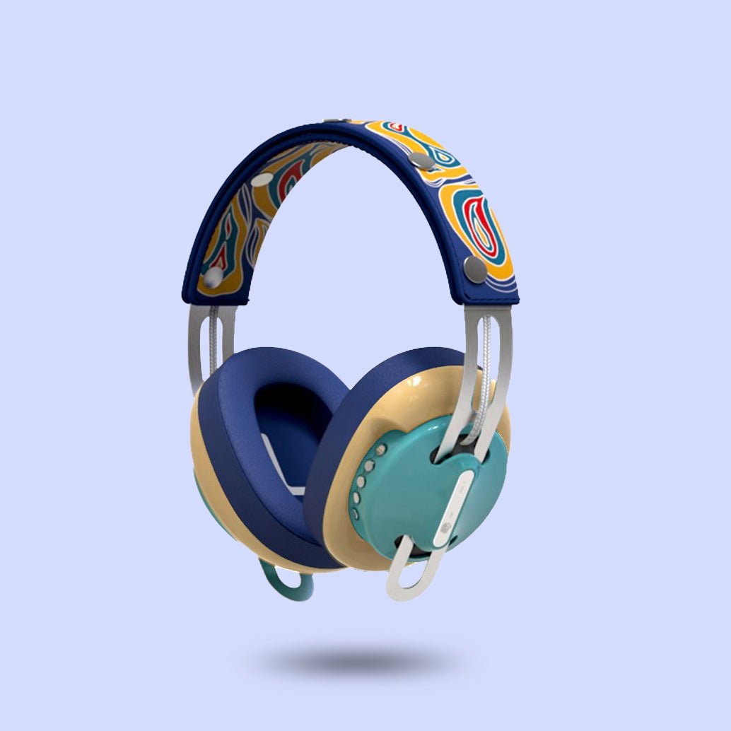 復古綠(黃配藍)「流體藍」特別設計套裝 - monixibi flagship store