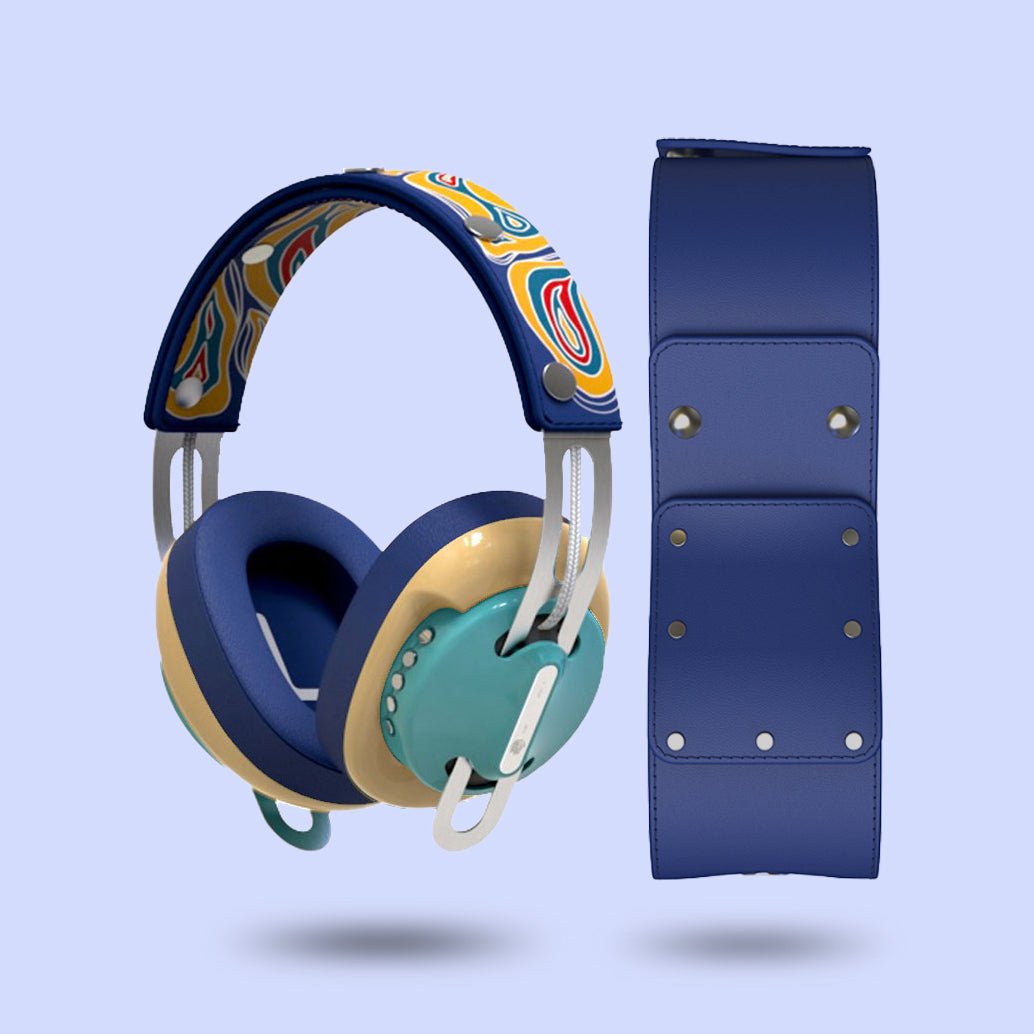 復古綠(黃配藍)「流體藍」特別設計套裝 - monixibi flagship store