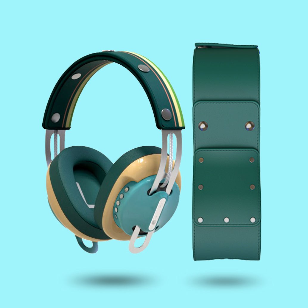 復古綠(黃配綠)「黃綠線」特別設計套裝 - monixibi flagship store