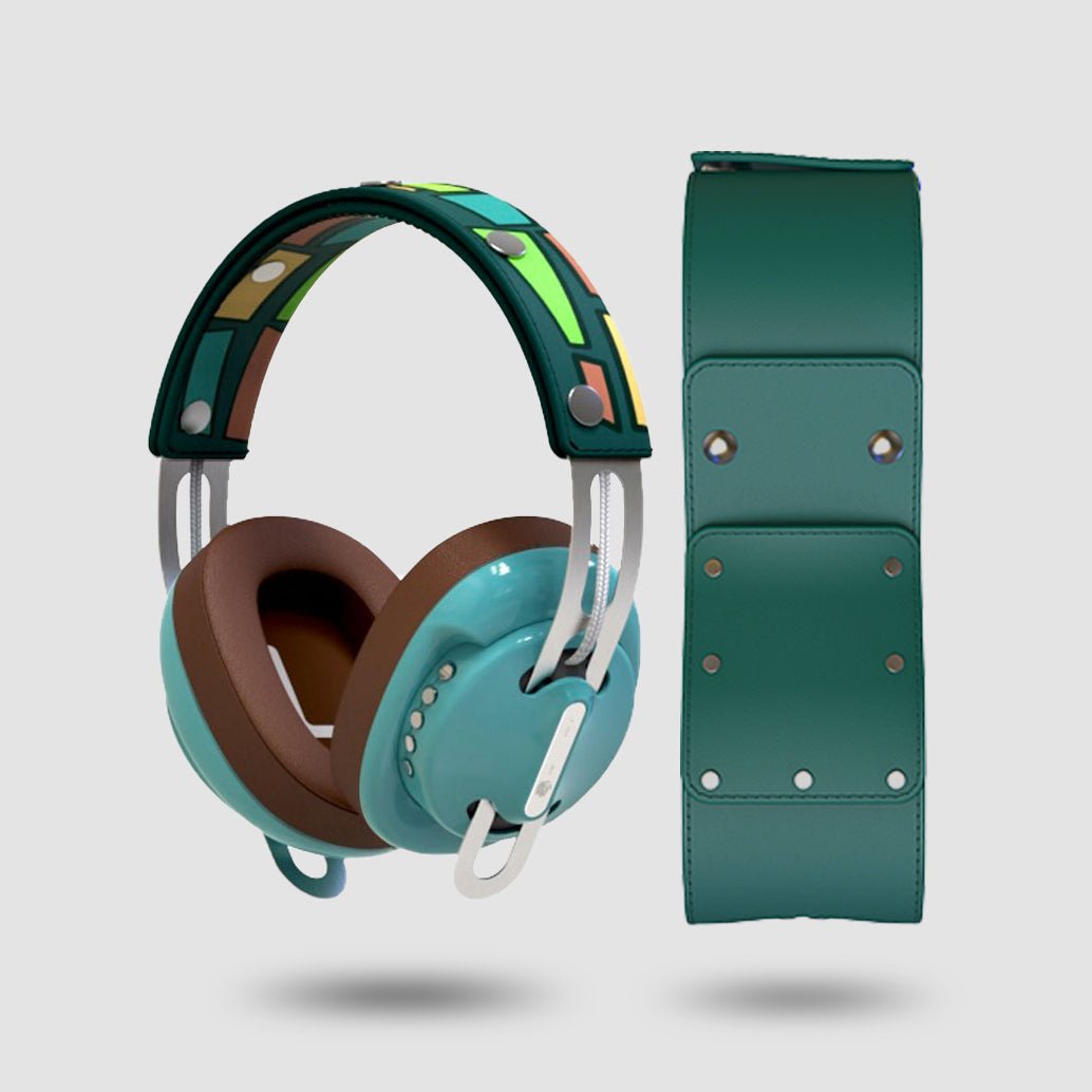 復古綠(綠配棕)「流璃綠」特別設計套裝 - monixibi flagship store