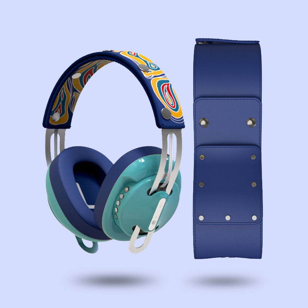 復古綠(綠配藍)「流體藍」特別設計套裝 - monixibi flagship store