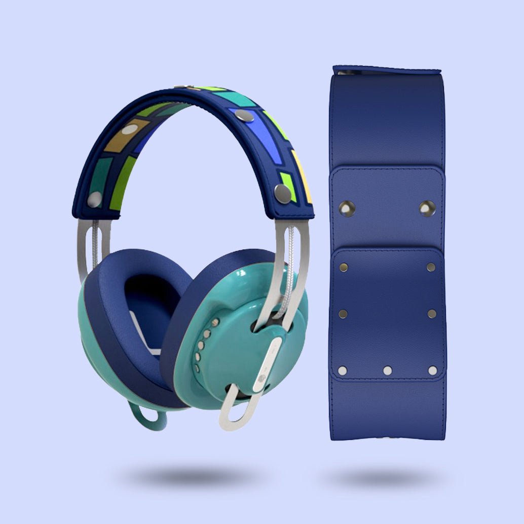 復古綠(綠配藍)「流璃藍」特別設計套裝 - monixibi flagship store