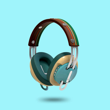 復古綠（黃配綠）「棕綠線」特別設計套裝 - monixibi flagship store