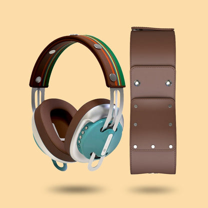 復古綠（銀配棕）「棕綠線」特別設計套裝 - monixibi flagship store